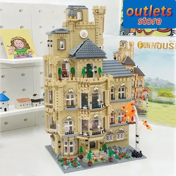 Креативные экспертные модульные здания; Городская уличная сцена; MOC 01006; Модель Fun House; 4851 шт.; Строительные блоки; кирпичные игрушки для детей в подарок Изображение 2