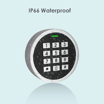 IP66 водонепроницаемый Автономный мини-контроль доступа, встроенная машина, металлический контроль доступа, круговой пароль, электронная карта 125 кГц Изображение 2