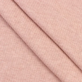 Розовый вязаный материал в рубчик, высококачественная ткань для пэчворка, Лоскутное шитье, рукоделие, сделай сам, ткань на полметра Изображение 2
