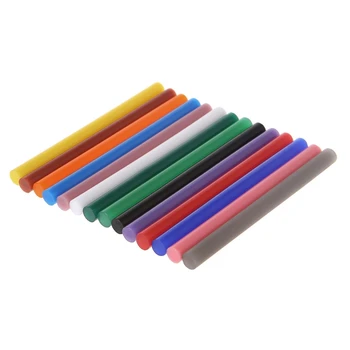 14шт Термоклеевая палочка Смешанного цвета Вязкость 7 мм для инструментов для ремонта игрушек DIY Craft 62KC