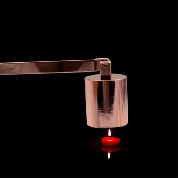 Многоцветная свеча-колокольчик из нержавеющей стали, средство для пожаротушения, огнетушитель для фитилей от дыма и запаха, аксессуары для набора свечей Изображение 2