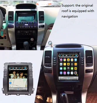 Для Toyota Prado 2002 2003 2004 2005 2006 2007-2009 Android 10 Автомобильный Мультимедийный Стереоплеер Carplay GPS Навигация Головное Устройство DVD