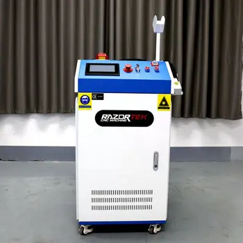 Лазерный очиститель Razortek мощностью 1500 Вт 2000 Вт, лазерная машина для очистки металла от оксидов металлов, волоконная лазерная машина для очистки ржавчины Изображение 2