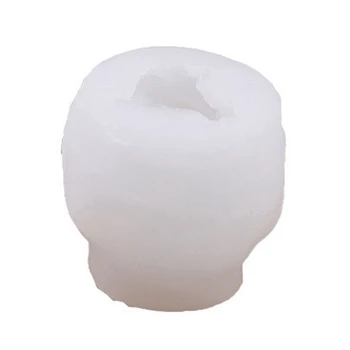 Форма для свечей, силиконовая форма для свечей в виде 3D шерстяного шарика, форма для изготовления ароматерапии своими руками (60x66 мм)