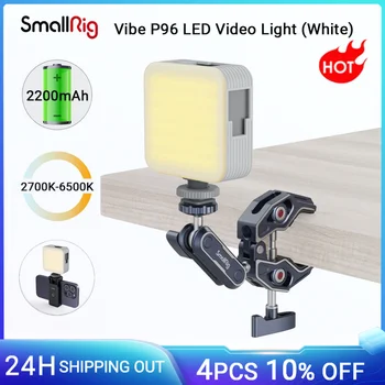 SmallRig P96 LED Video Light Портативные фонари для камеры 96 светодиодных шариков для фотосъемки видеоосвещения с аккумулятором для холодного башмака 3287B