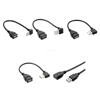 Удлинительный кабель Usb2.0 от мужчины к женщине для мыши, клавиатуры, Usb-кабеля для зарядки данных, Удлинительный кабель для локтя, прямая поставка