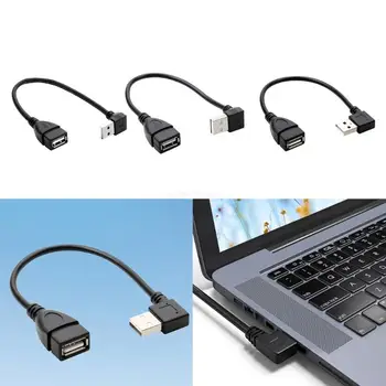 Удлинительный кабель Usb2.0 от мужчины к женщине для мыши, клавиатуры, Usb-кабеля для зарядки данных, Удлинительный кабель для локтя, прямая поставка Изображение 2
