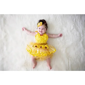 Популярная детская одежда для фотосъемки: платье принцессы для девочки 