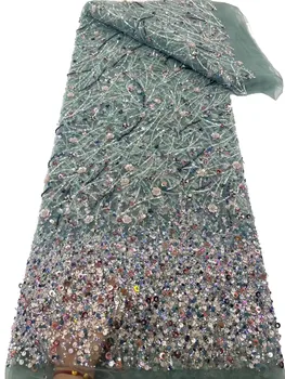 Новые тяжелые разноцветные бусины, трехмерная вышивка мелкими бусинками, европейские и американские модные вечерние платья