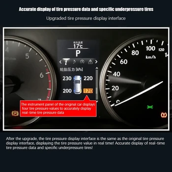5X Автомобильная Система Контроля Давления В Шинах TPMS Автомобильный Экранный Дисплей Для Toyota Lexus NX NX200T NX300H 2015-2020 Изображение 2