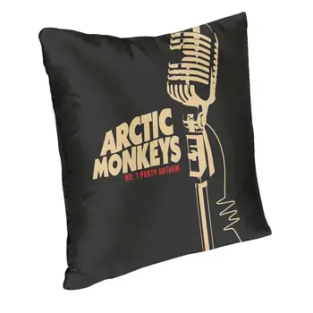 Arctics Monkeys Чехол для подушки 45x45 с декоративным принтом Рок-метал-группы, подушка для гостиной, двусторонняя Изображение 2