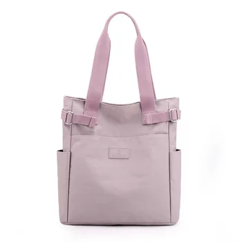 Новая сумка, сумка через плечо, холщовая сумка, универсальная женская сумка для отдыха, однотонная сумка для покупок, ручная сумка Изображение 2