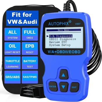 Autophix V007 OBD2 Профессиональный автомобильный сканер Инструмент диагностики всех систем автомобиля для VAG-считывателя кодов ABS SRS EPB Диагностика масла