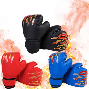1 Пара детских боксерских перчаток EVA PU, аксессуар для детского боксерского кикбоксинга, удобный спарринг для тренировок