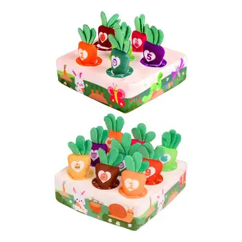 Плюшевые коврики с морковью для собак, забавная интерактивная игрушка для собак, игрушка для морковного сада, игрушка для коренных зубов