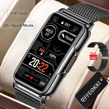 Фитнес-браслет H80 Intelligent Band Pro, смарт-часы, мужской спортивный трекер, 1,47-дюймовые водонепроницаемые мужские умные часы с полным сенсорным управлением IP67