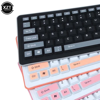 Портативная водонепроницаемая и пылезащитная силиконовая клавиатура Складная USB-клавиатура Проводная клавиатура на 103 клавиши для ПК-ноутбуков