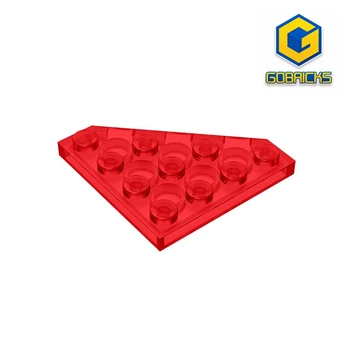 Gobricks GDS-554 Клин, Пластина 4 x 4 Срезанных уголка совместим с детскими строительными блоками lego 30503 