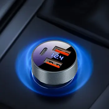Автомобильное зарядное устройство мощностью 80 Вт USB Type C PD Быстрая зарядка телефона Быстрая зарядка для iPhone 14 13 Huawei Xiaomi Samsung iPad Ноутбук Планшет Изображение 2