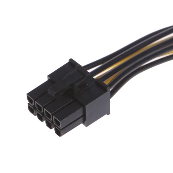 2 4-контактных кабеля адаптера питания Molex LP4-8-Pin PCI Express для видеокарты ATX PSU Изображение 2
