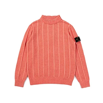 Итальянский модный бренд cp Новый свитер в полоску, повседневный свитер, пуловер, толстовка Изображение 2